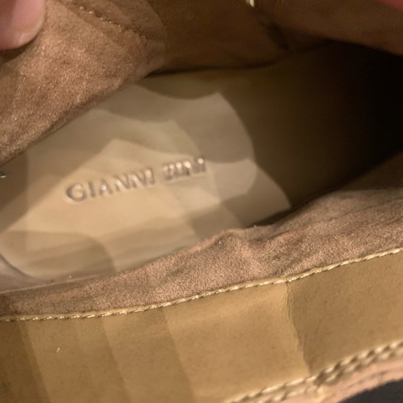 H Gianni Bini suede tasseled ankle boots women’s size 10 - Picture 9 of 13